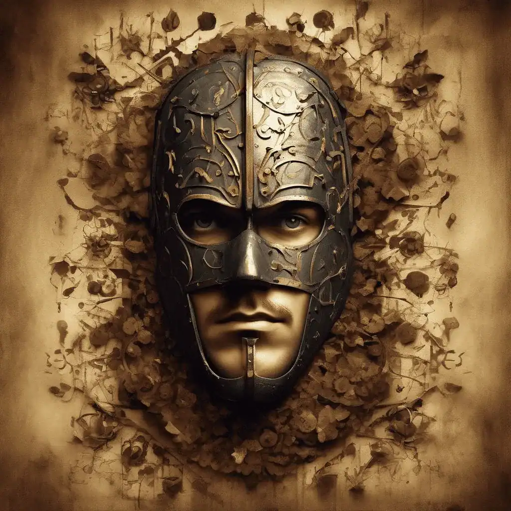 The man behind the iron mask by John Noone